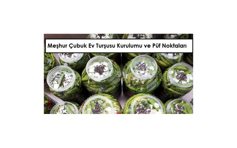 Doğal meşhur Çubuk ev turşusu kurulumu